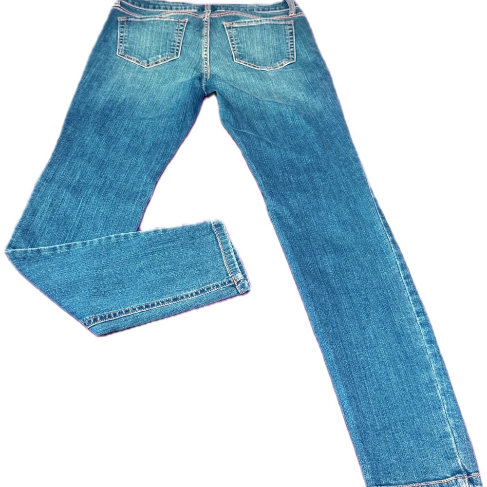 Cello Distressed Women's Junior Stretch  Mid Rise Denim Jeans